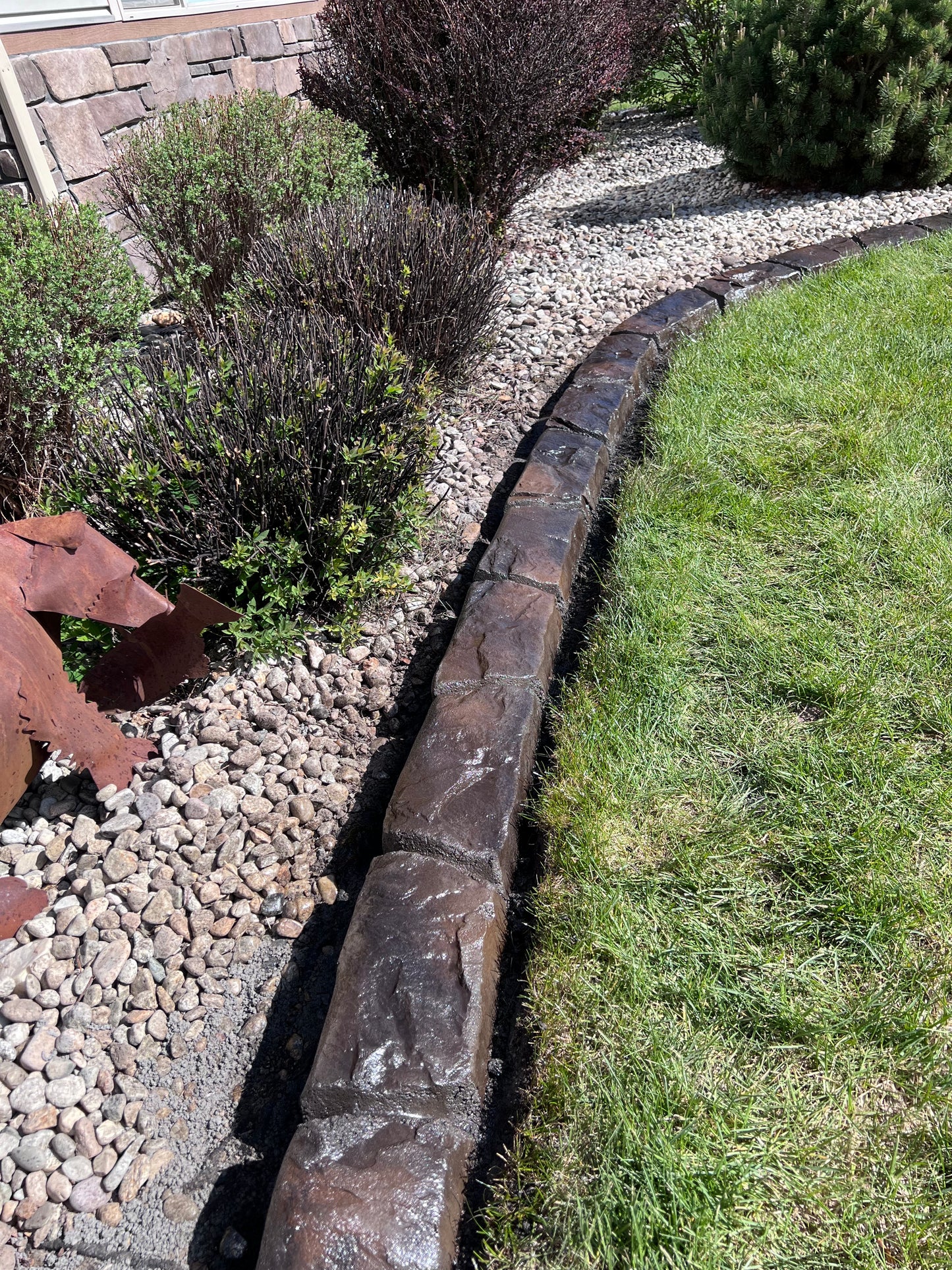 Glacier Stone Curb