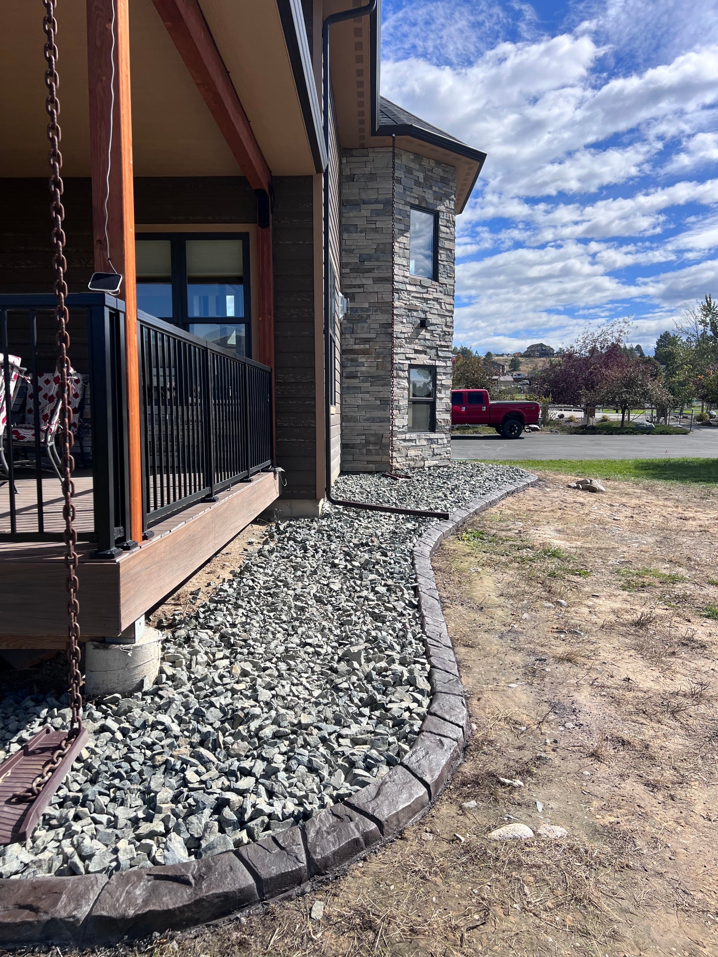Glacier Stone Curb