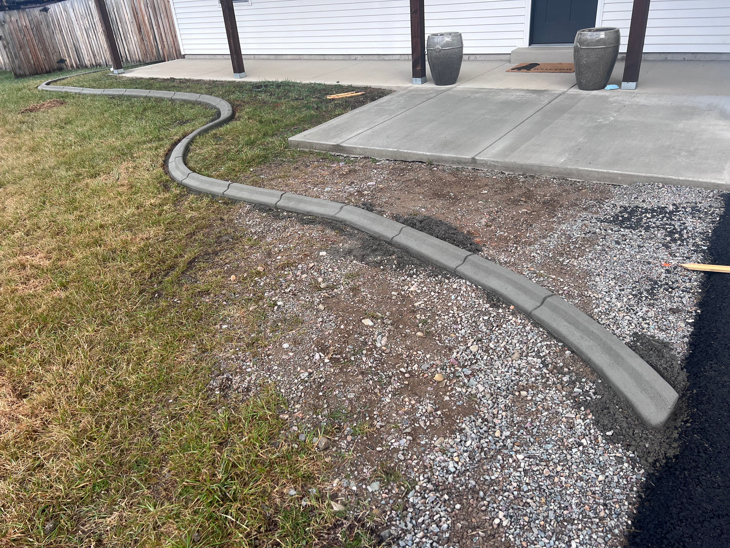 Mower Trowel Curb
