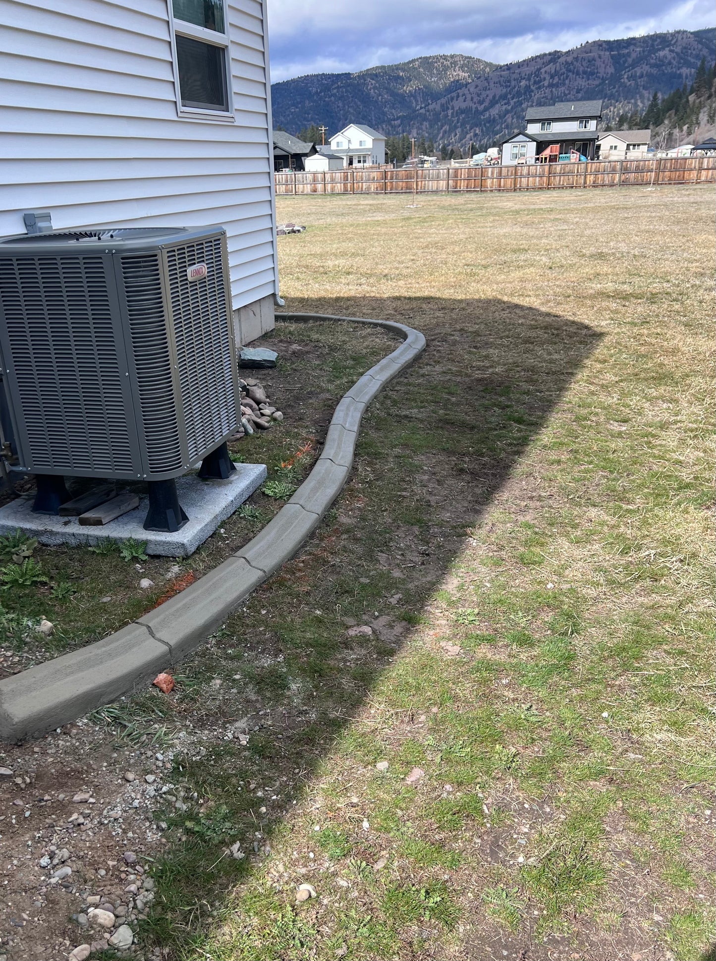 Mower Trowel Curb